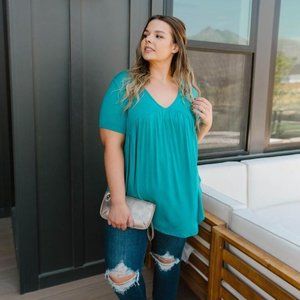 🆕Bamboo Knit Top in Teal